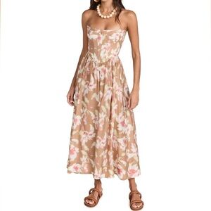 Bardot Lola Corset Midi Dress